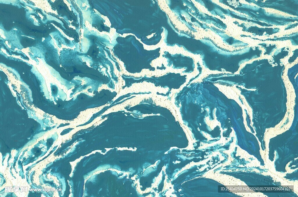 水墨花纹图案
