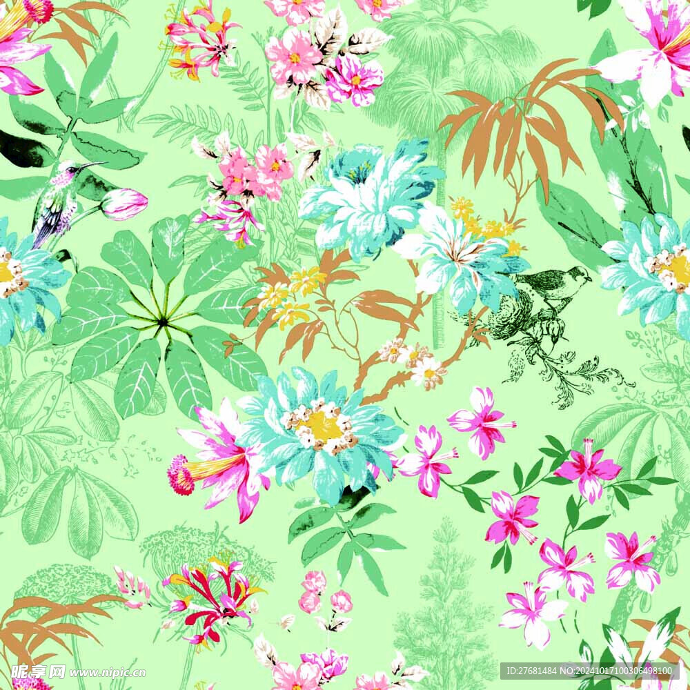 热带花