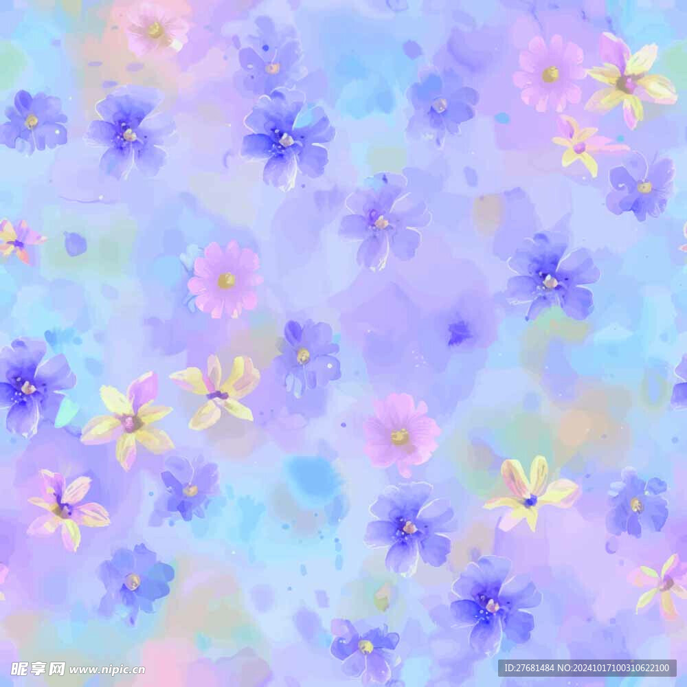 扎染 花