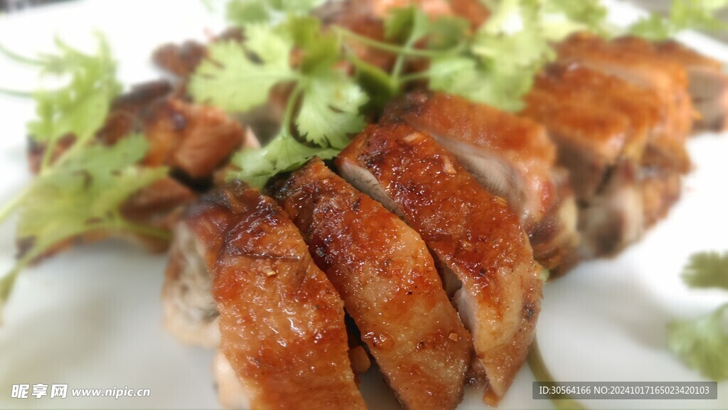 烧鸡鸡肉美食