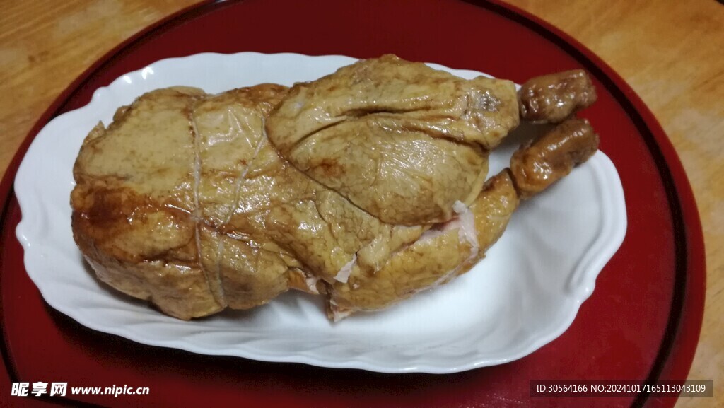 烧鸡鸡肉美食