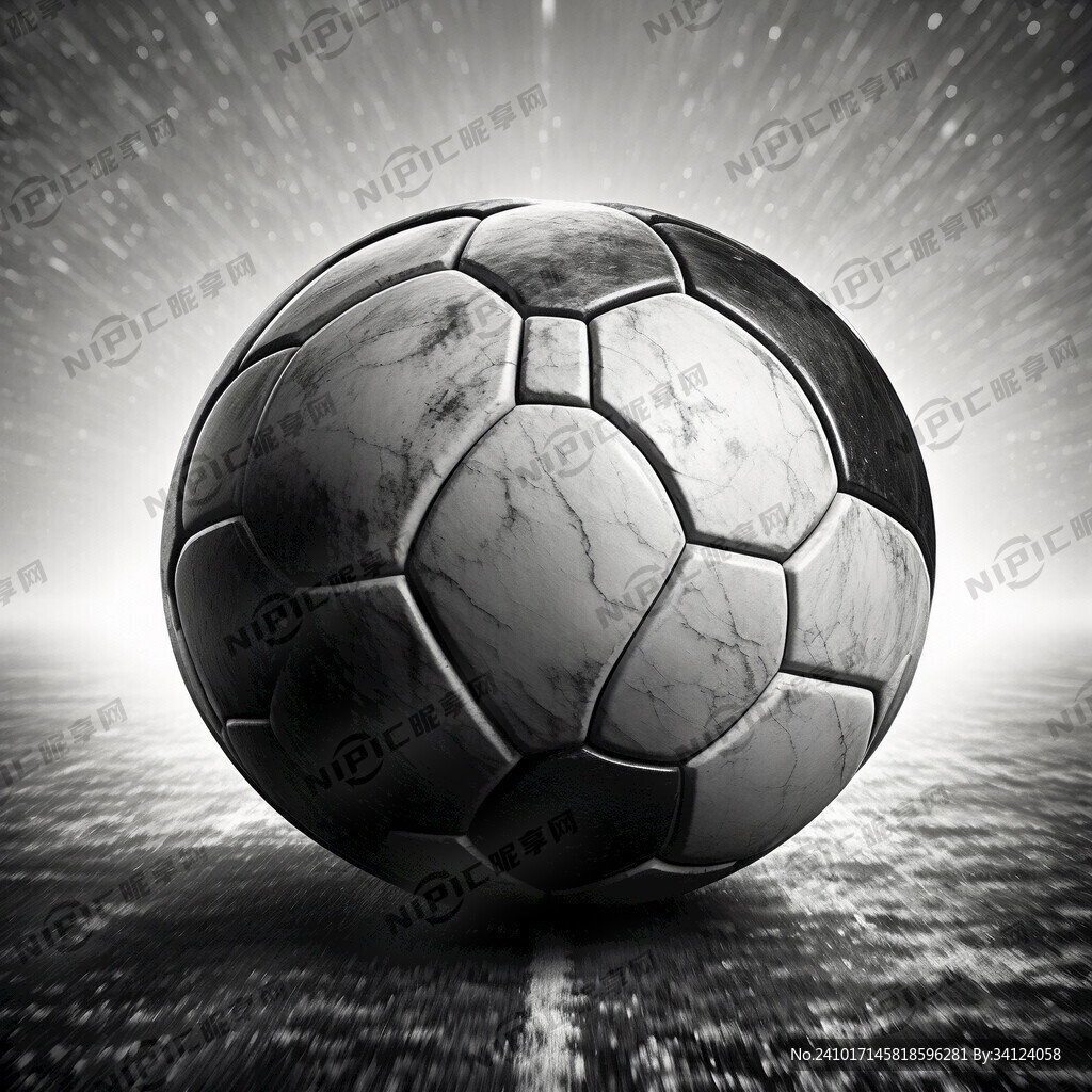 足球 黑白的皮足球 满汽的