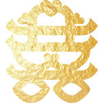 金色喜字 结婚 双喜 桃心喜