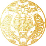 金色喜字 结婚 双喜 桃心喜
