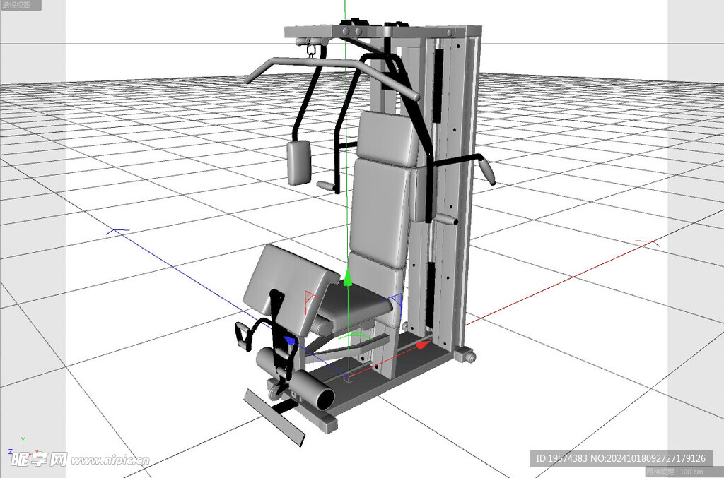 C4D模型 运动器材  