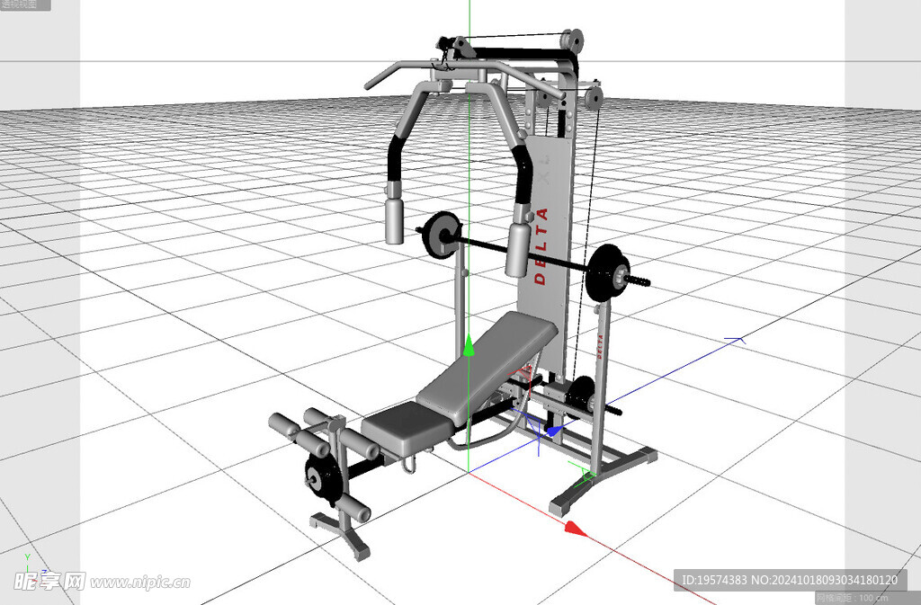 C4D模型 运动器材 