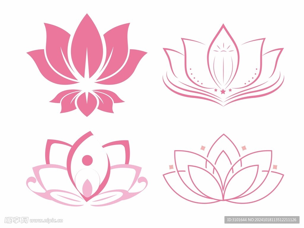 莲花图案