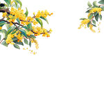 古风节日桂花树