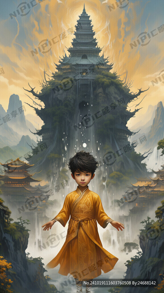 孩子的一个作品