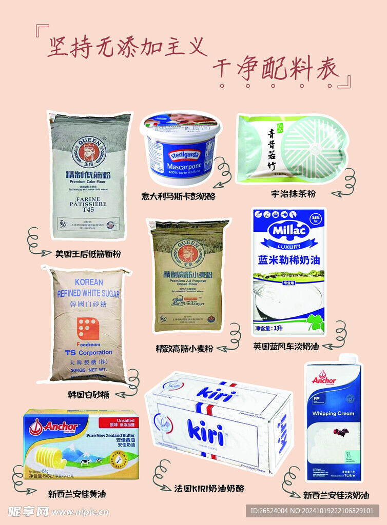 配料表海报