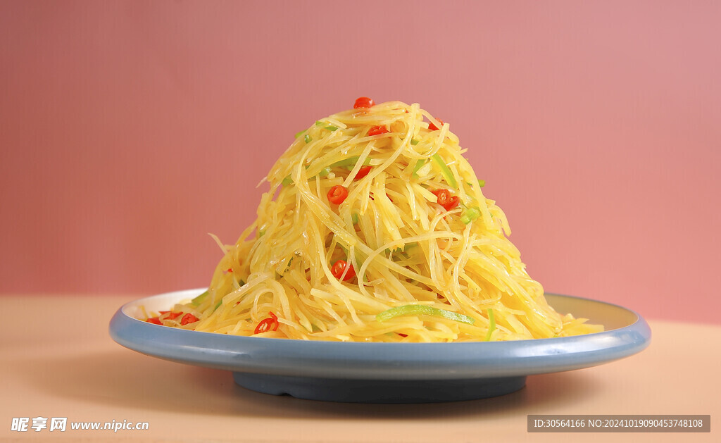 麻辣土豆丝美食