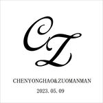 婚礼字母背景板CZ