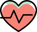 心脏救助医疗UI图标png免抠