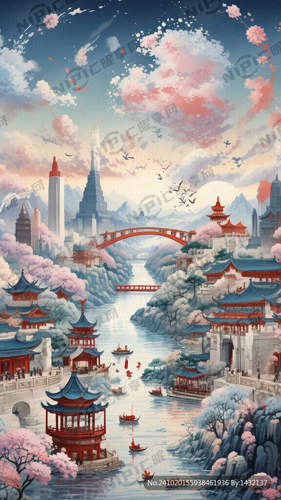 天津 主题 旅游 风景 四季