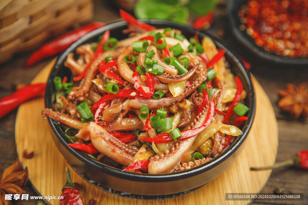 铁板鱿鱼须美食