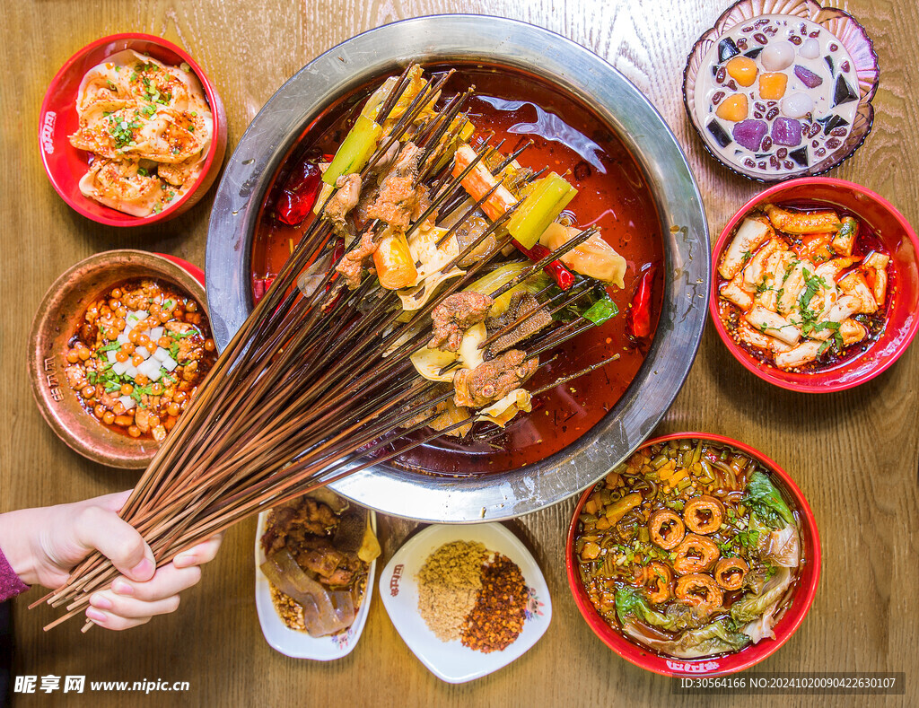 麻辣串串美食