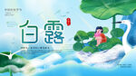 白露节气宣传海报展板
