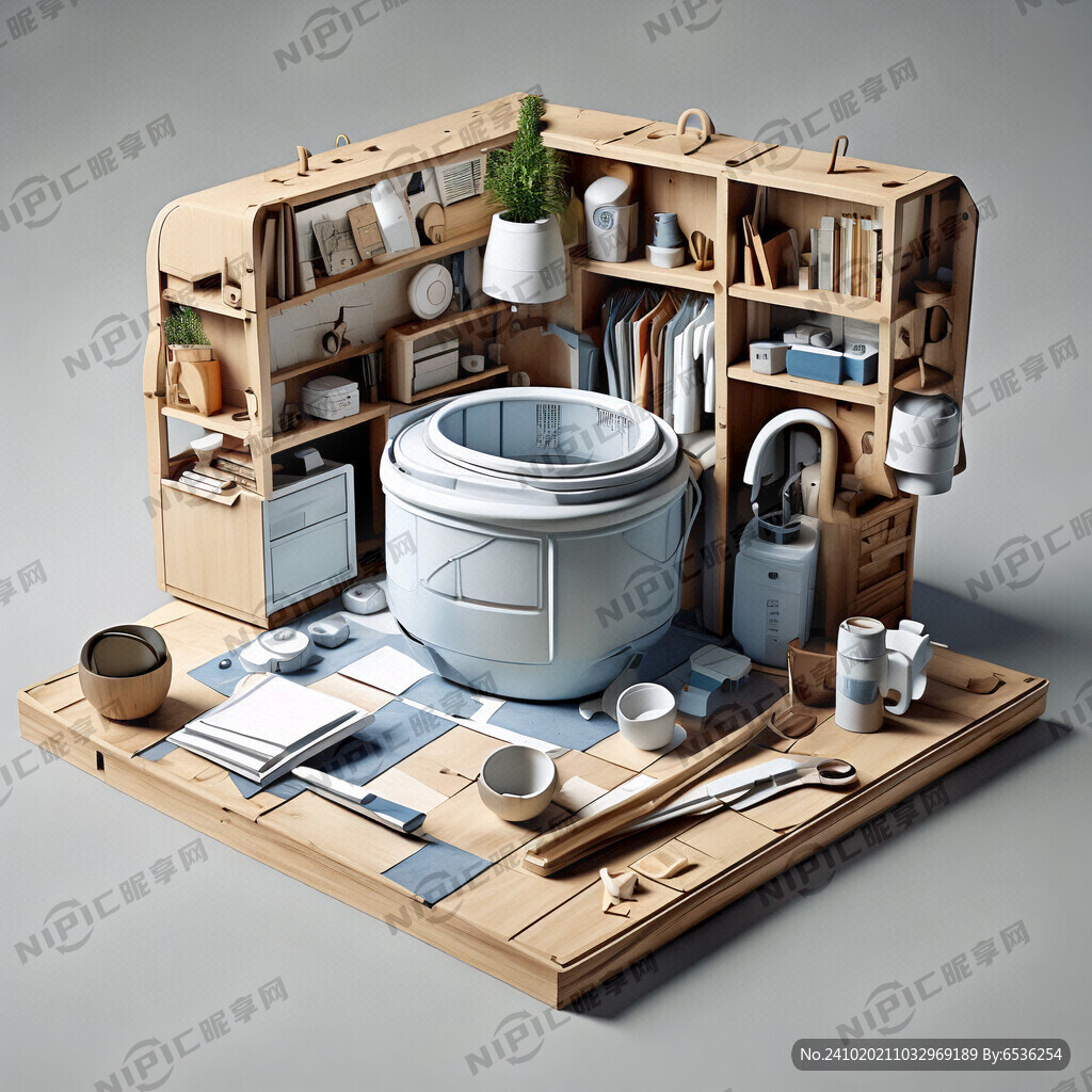 生活用品  三维立体