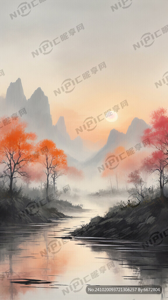 乡村的清晨 有朝阳