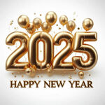 2025金色艺术字
