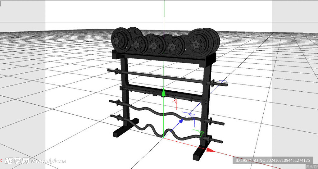 C4D模型 运动器材
