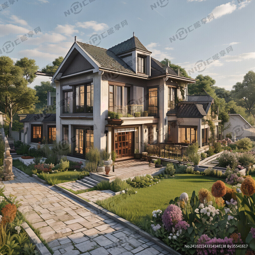 一层农村自建房带院子