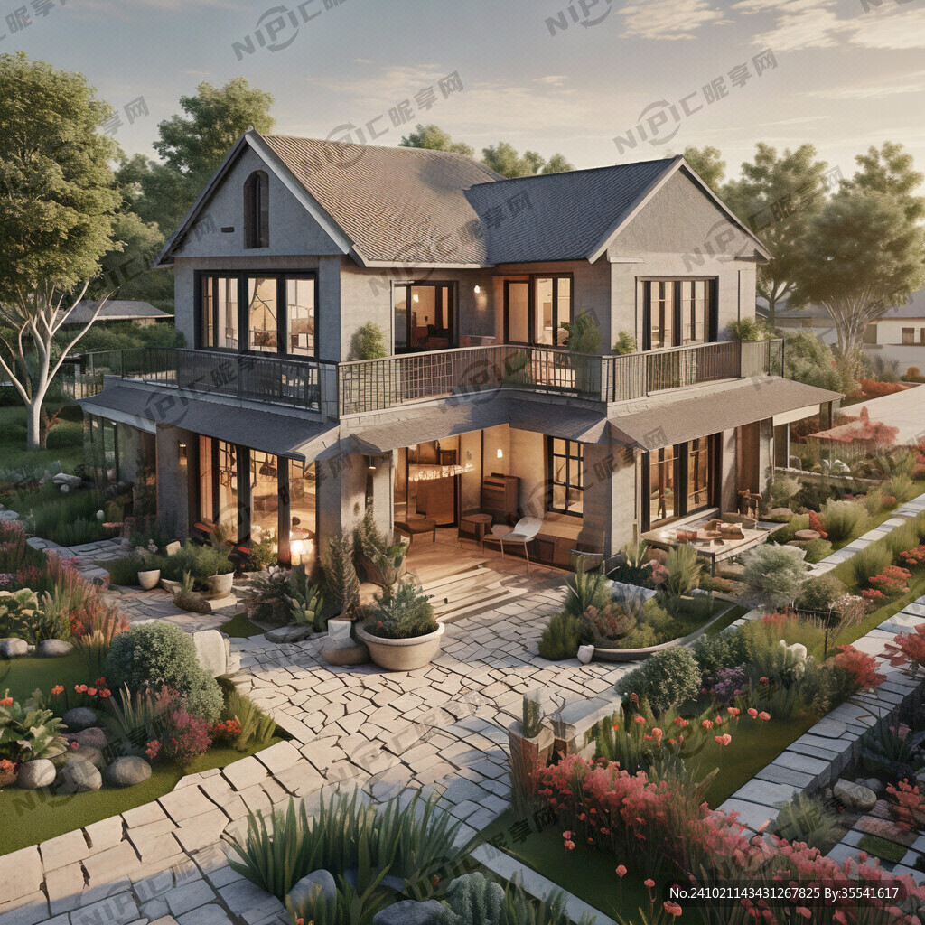 一层农村自建房带院子