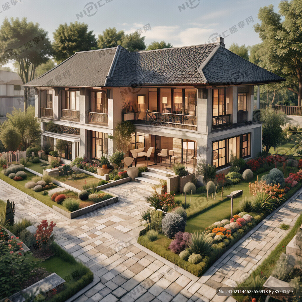 一层农村自建房带院子