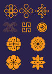 新中式花纹   
