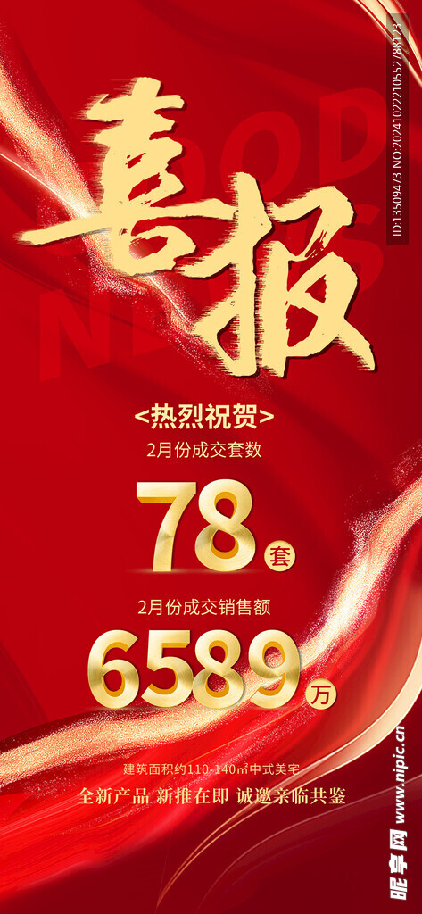 喜报海报