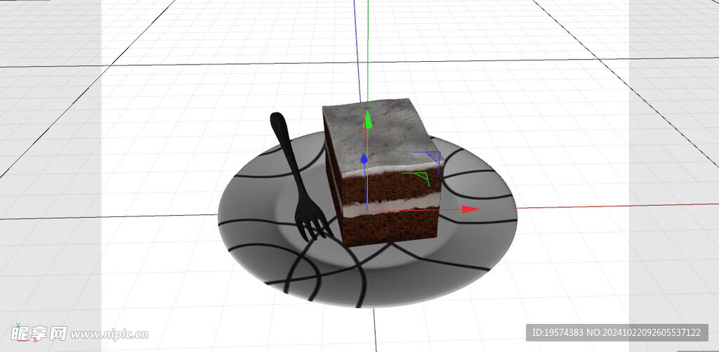 C4D模型 蛋糕
