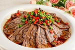 麻辣肉片美食