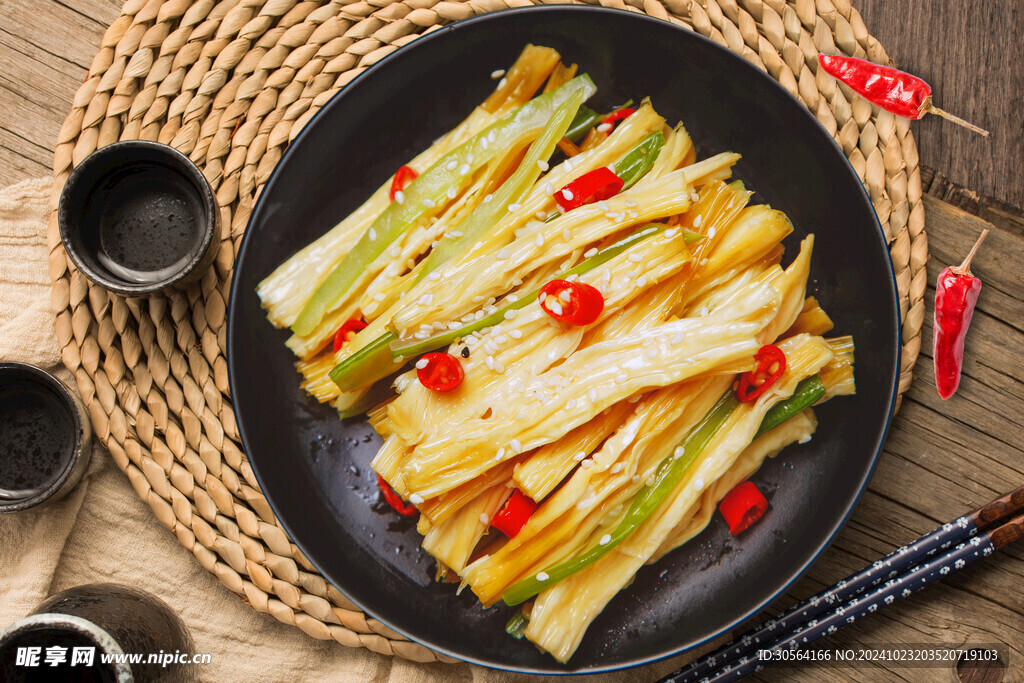 麻辣腐竹美食
