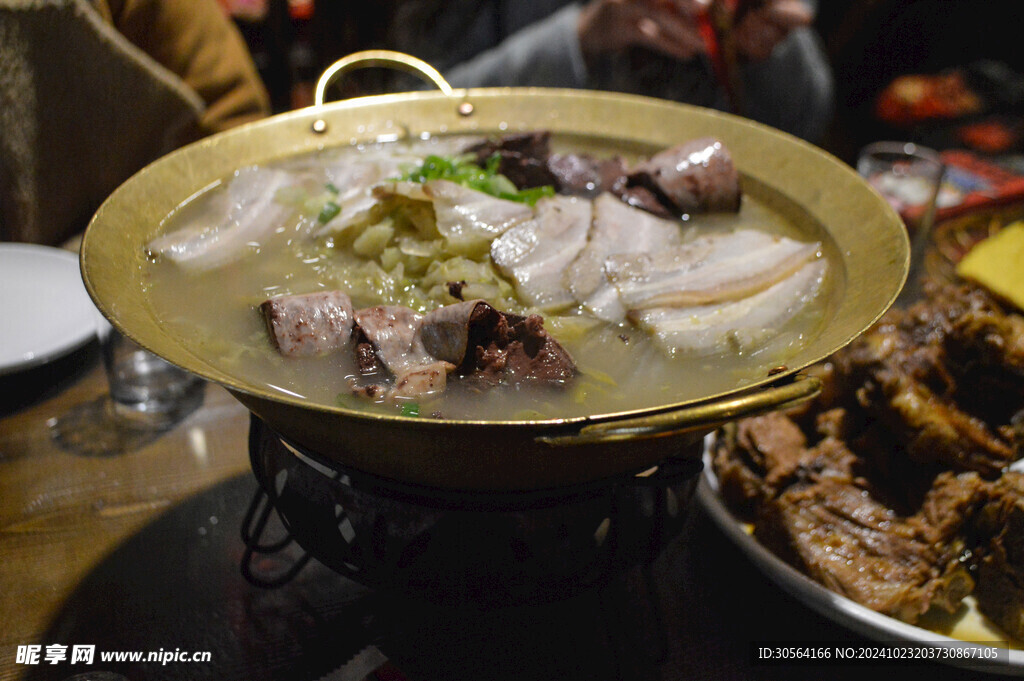 铜炉羊肉美食