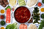 麻辣火锅美食