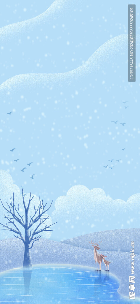 小雪海报