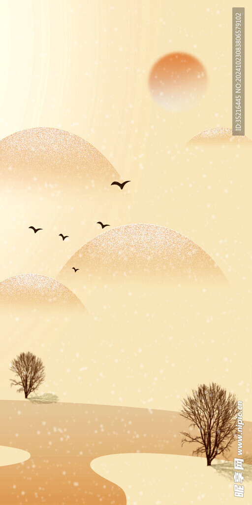小雪海报