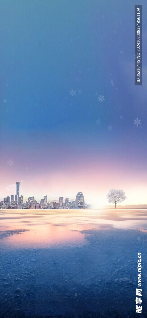小雪海报