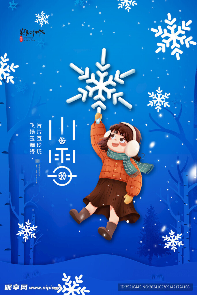 小雪海报