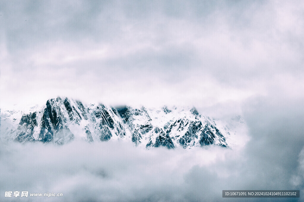 冰山雪山雪景