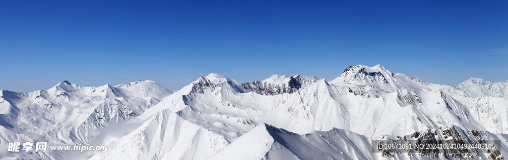 冰山雪山雪景