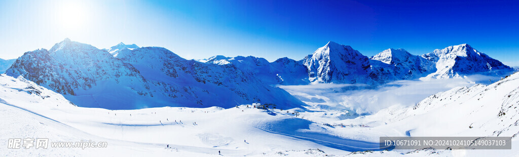 冰山雪山雪景