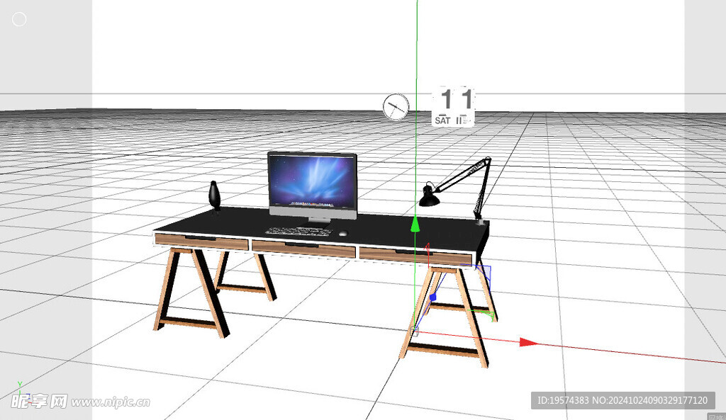 C4D模型 桌子