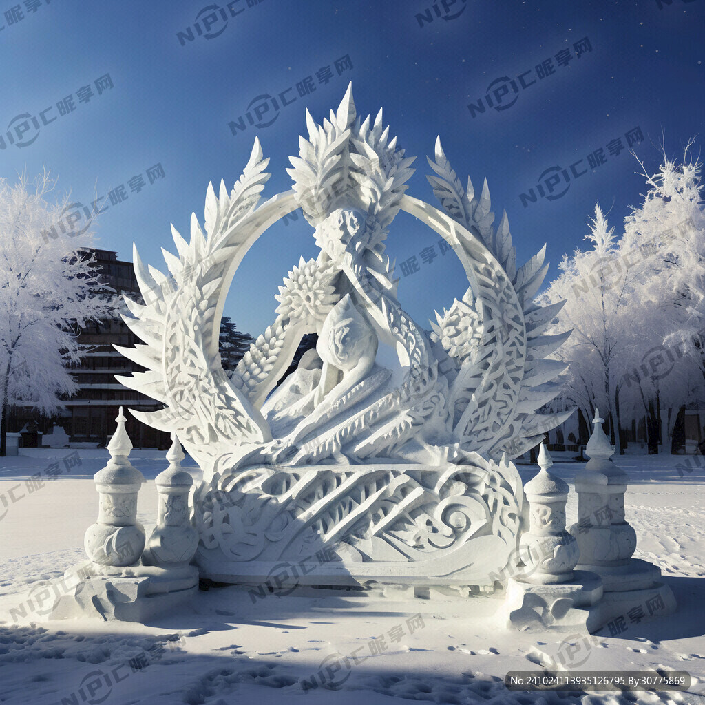2025年亚东会雪雕