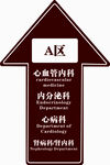 医院地上标识