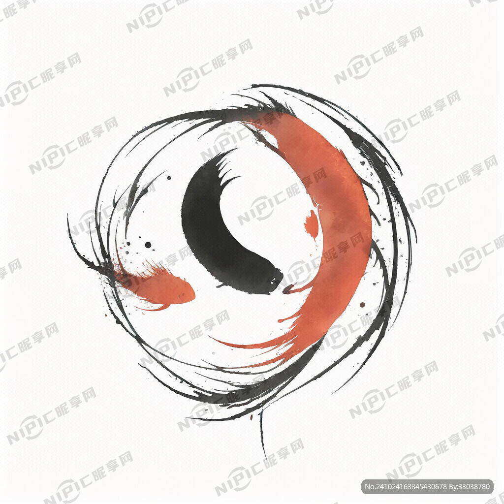 两条鱼组成的标志 线条要简单