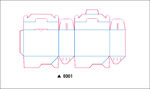 包装盒刀模展开图