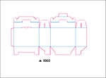 包装盒刀模展开图