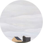 简约艺术圆形挂画装饰画