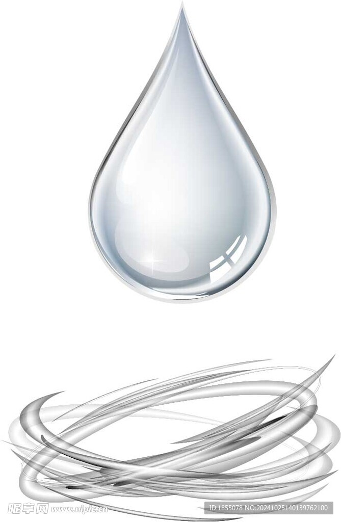 水滴 光线效果